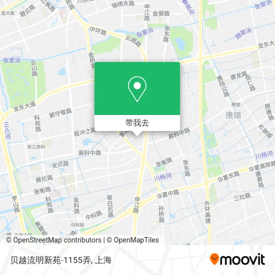 贝越流明新苑-1155弄地图