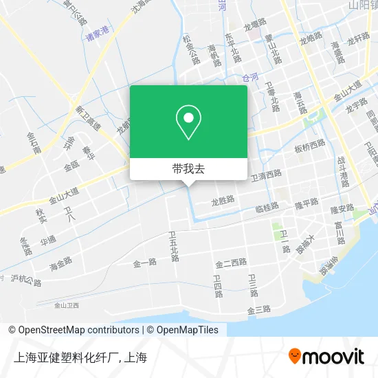 上海亚健塑料化纤厂地图