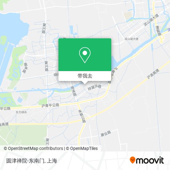 圆津禅院-东南门地图