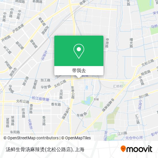 汤鲜生骨汤麻辣烫(北松公路店)地图