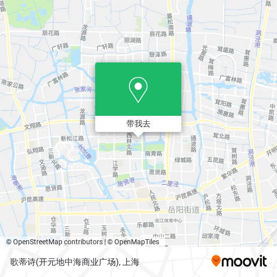 歌蒂诗(开元地中海商业广场)地图