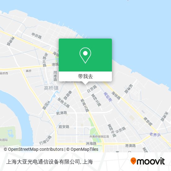 上海大亚光电通信设备有限公司地图