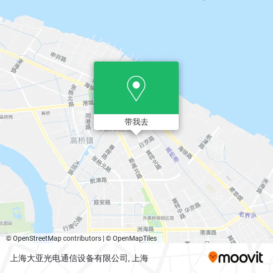 上海大亚光电通信设备有限公司地图