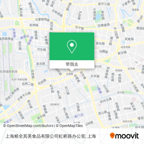 上海粮全其美食品有限公司虹桥路办公室地图