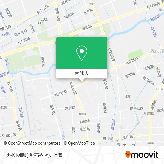 杰拉网咖(通河路店)地图