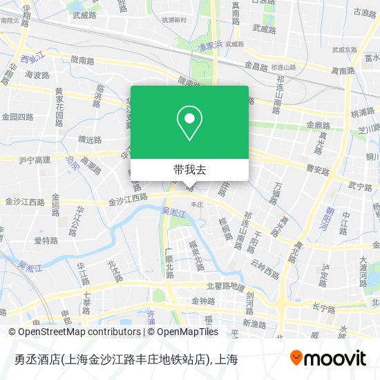 勇丞酒店(上海金沙江路丰庄地铁站店)地图