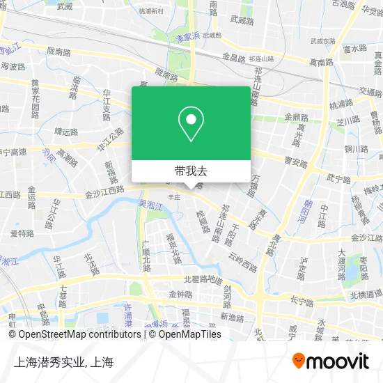 上海潜秀实业地图