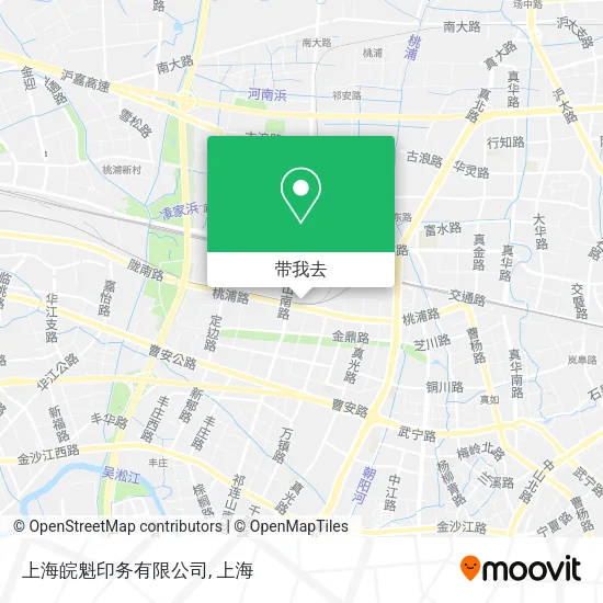 上海皖魁印务有限公司地图