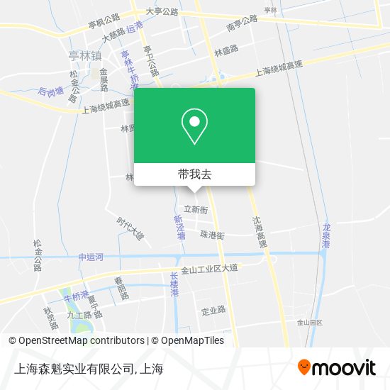 上海森魁实业有限公司地图