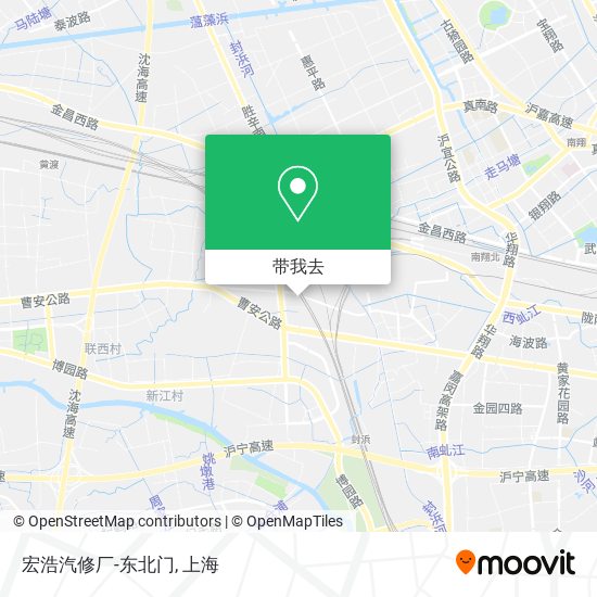 宏浩汽修厂-东北门地图