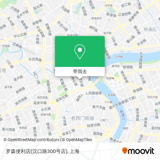 罗森便利店(汉口路300号店)地图