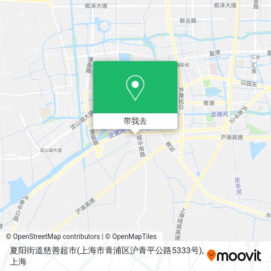 夏阳街道慈善超市(上海市青浦区沪青平公路5333号)地图