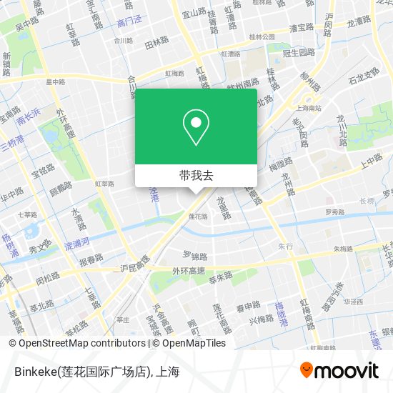 Binkeke(莲花国际广场店)地图