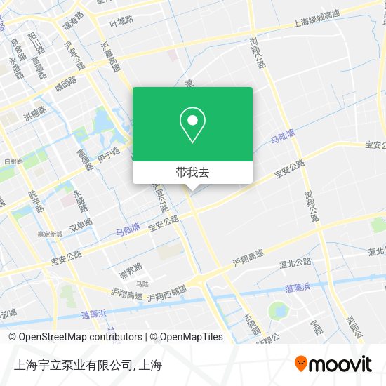 上海宇立泵业有限公司地图