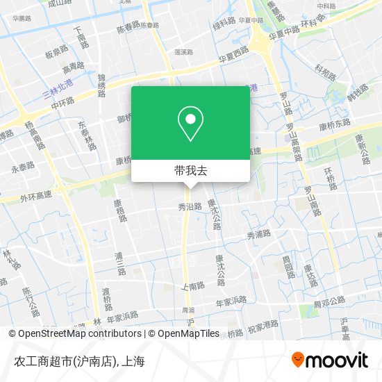 农工商超市(沪南店)地图