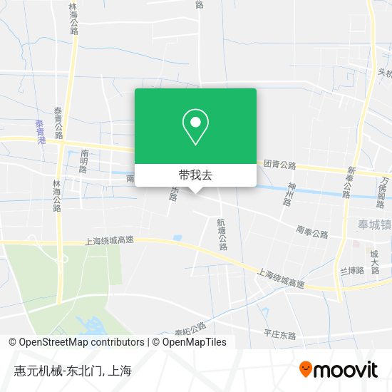 惠元机械-东北门地图