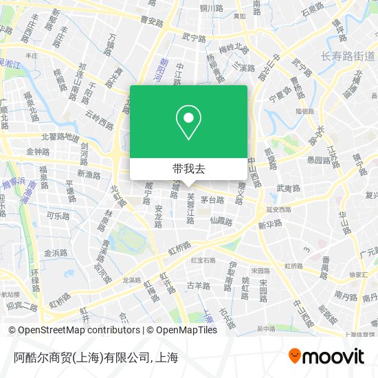 阿酷尔商贸(上海)有限公司地图