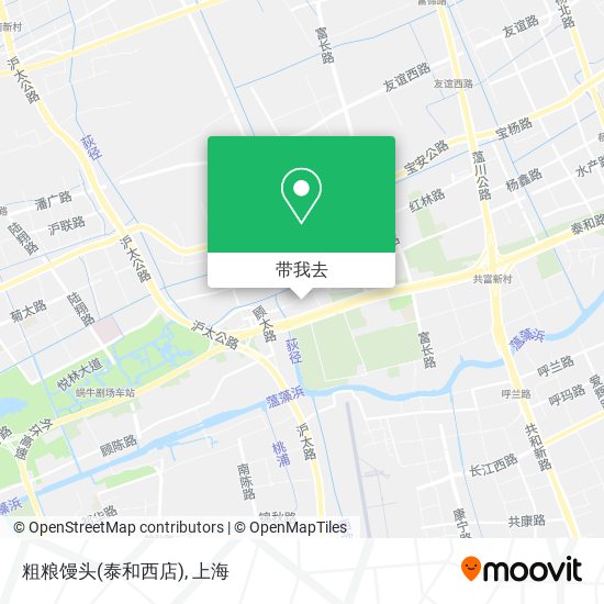 粗粮馒头(泰和西店)地图