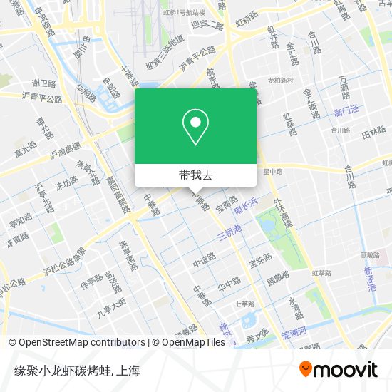 缘聚小龙虾碳烤蛙地图