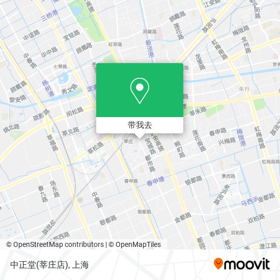 中正堂(莘庄店)地图