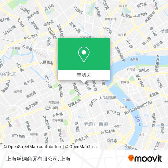 上海丝绸商厦有限公司地图