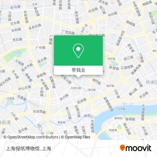 上海报纸博物馆地图
