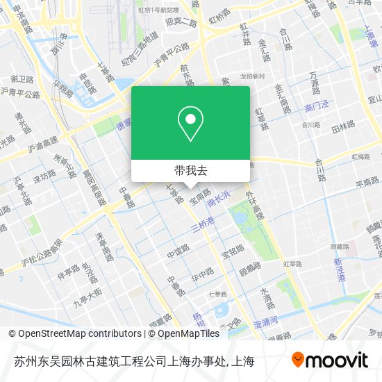 苏州东吴园林古建筑工程公司上海办事处地图