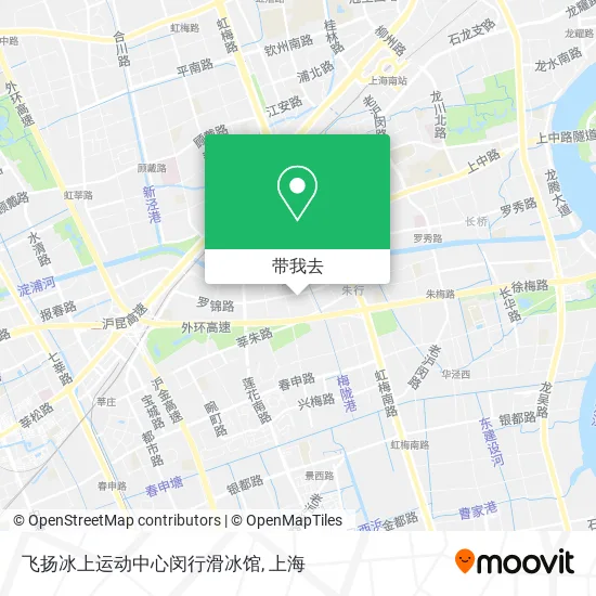 飞扬冰上运动中心闵行滑冰馆地图