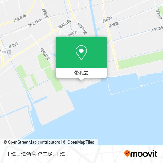 上海日海酒店-停车场地图