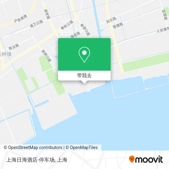 上海日海酒店-停车场地图