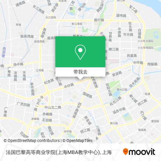 法国巴黎高等商业学院(上海MBA教学中心)地图