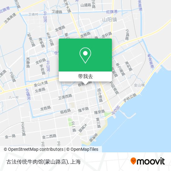 古法传统牛肉馆(蒙山路店)地图