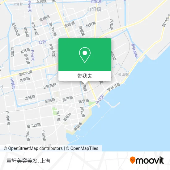 震轩美容美发地图