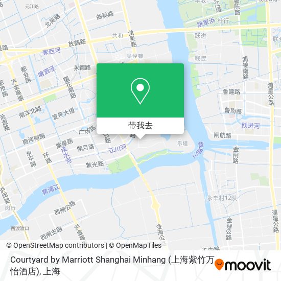 Courtyard by Marriott Shanghai Minhang (上海紫竹万怡酒店)地图