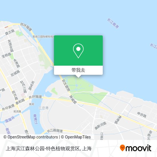上海滨江森林公园-特色植物观赏区地图
