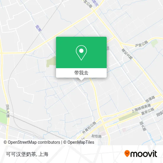 可可汉堡奶茶地图