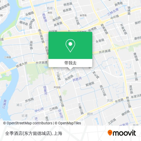 全季酒店(东方懿德城店)地图