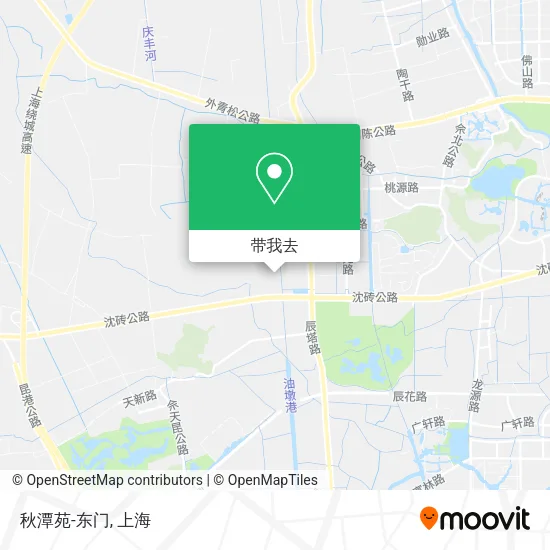秋潭苑-东门地图