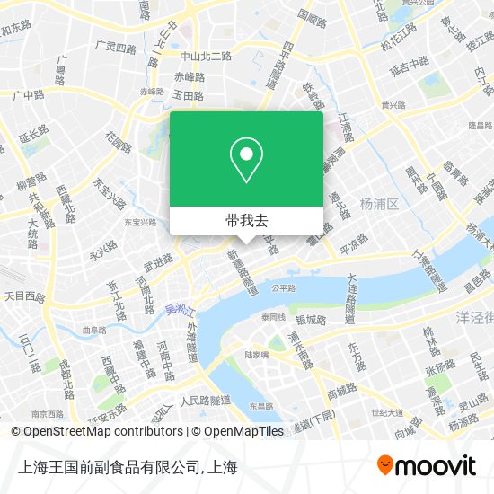 上海王国前副食品有限公司地图