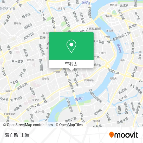 蒙自路地图