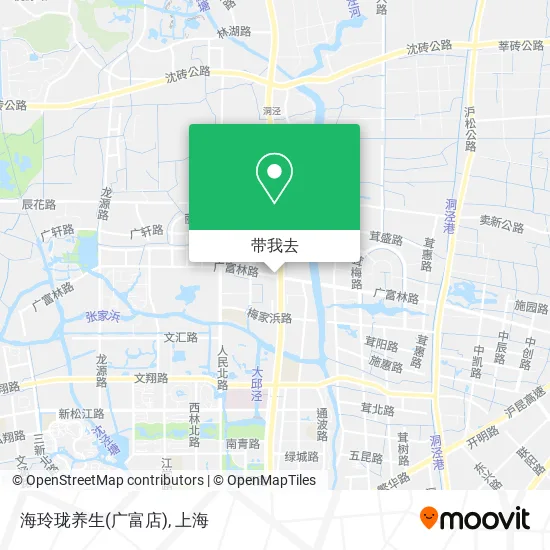 海玲珑养生(广富店)地图