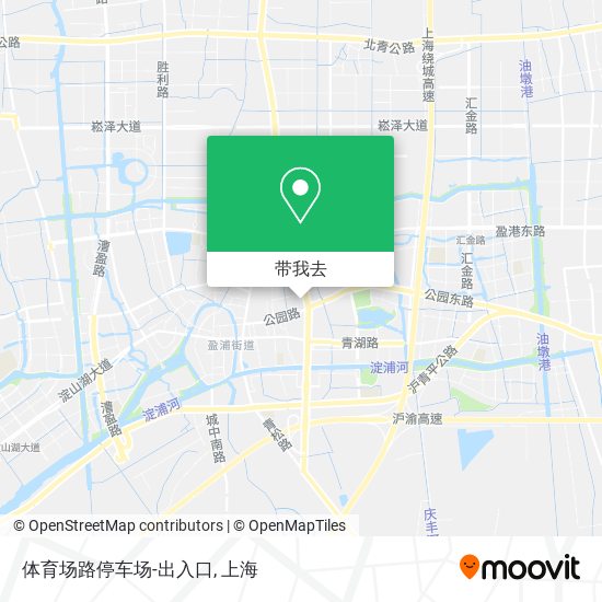 体育场路停车场-出入口地图