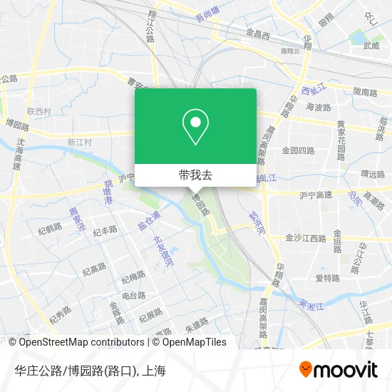 华庄公路/博园路(路口)地图