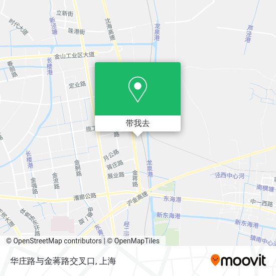 华庄路与金蒋路交叉口地图