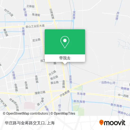 华庄路与金蒋路交叉口地图