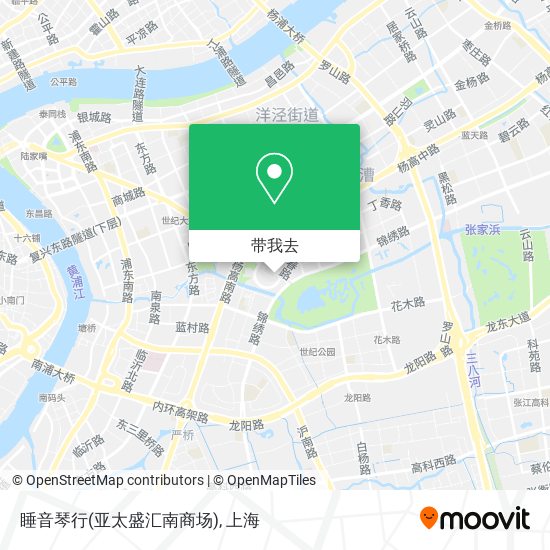 睡音琴行(亚太盛汇南商场)地图