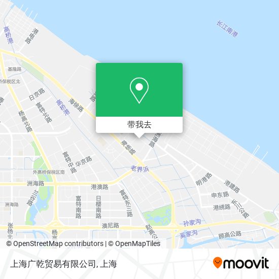 上海广乾贸易有限公司地图