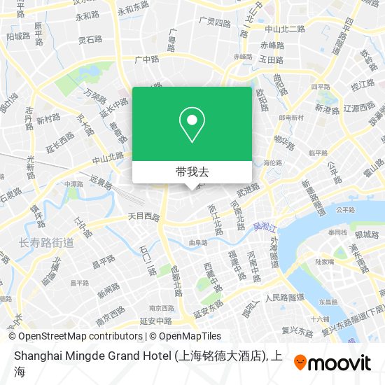 Shanghai Mingde Grand Hotel (上海铭德大酒店)地图