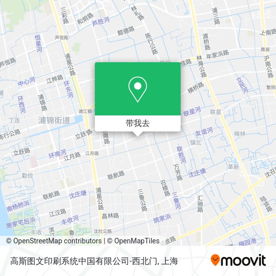 高斯图文印刷系统中国有限公司-西北门地图