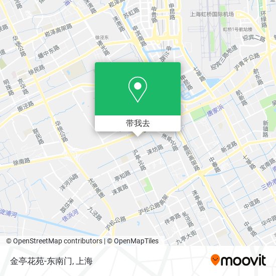 金亭花苑-东南门地图